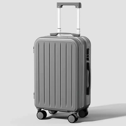 Durable Silent Wheel Luggage with Lock for Travel