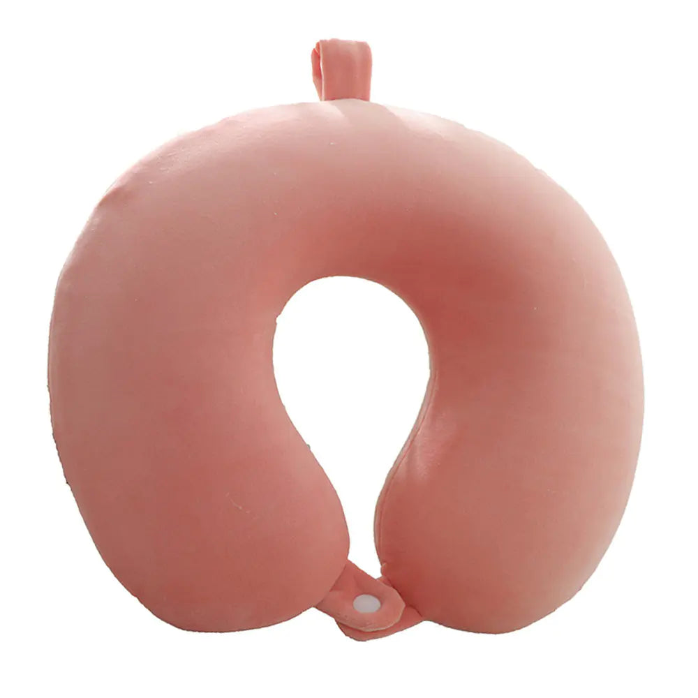 U-shaped Memory Travel Pillow in Solid Color