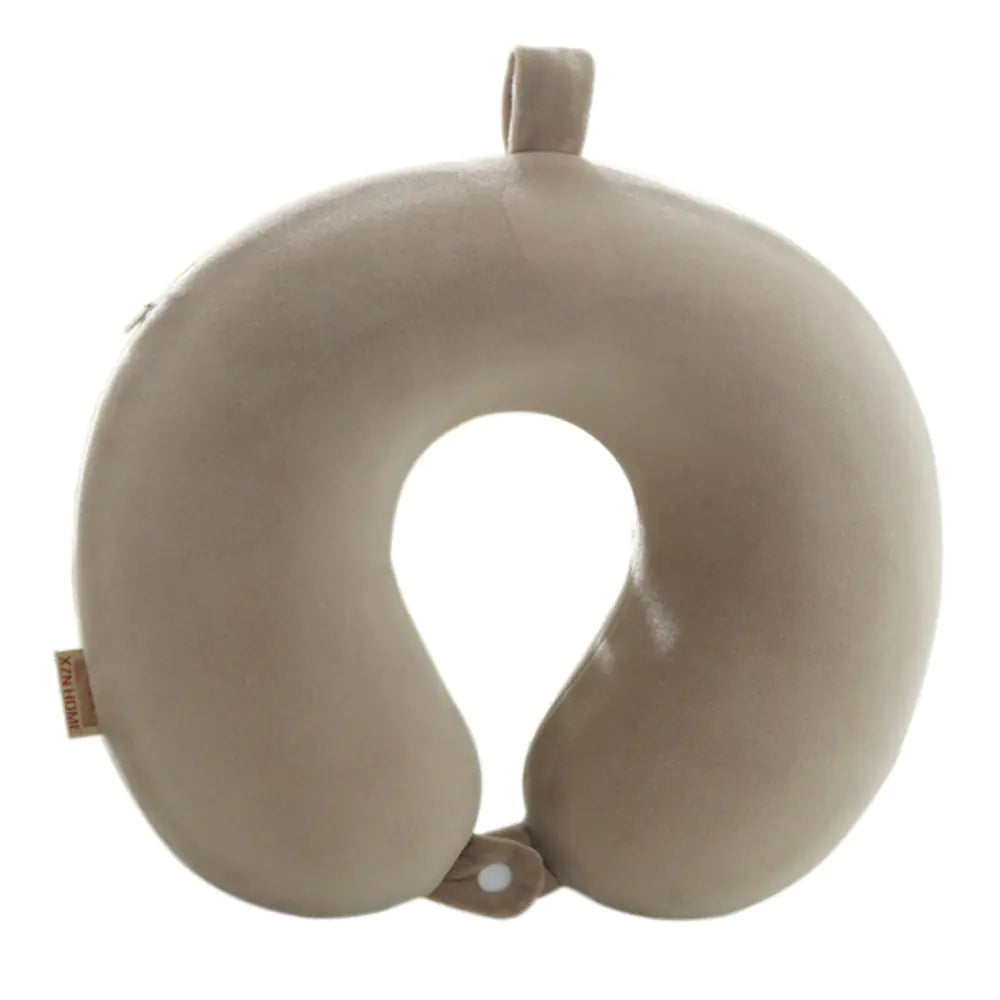 U-shaped Memory Travel Pillow in Solid Color