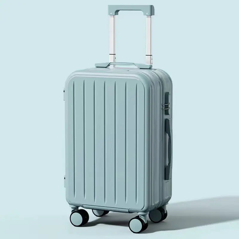 Durable Silent Wheel Luggage with Lock for Travel